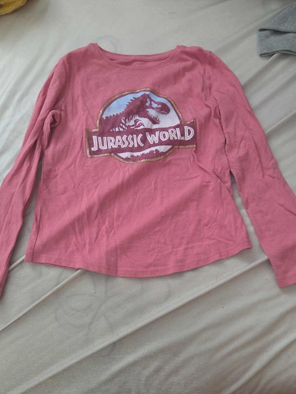 2 for $10 jumping beans Pink Jurassic World Long Sleeve - size 6x